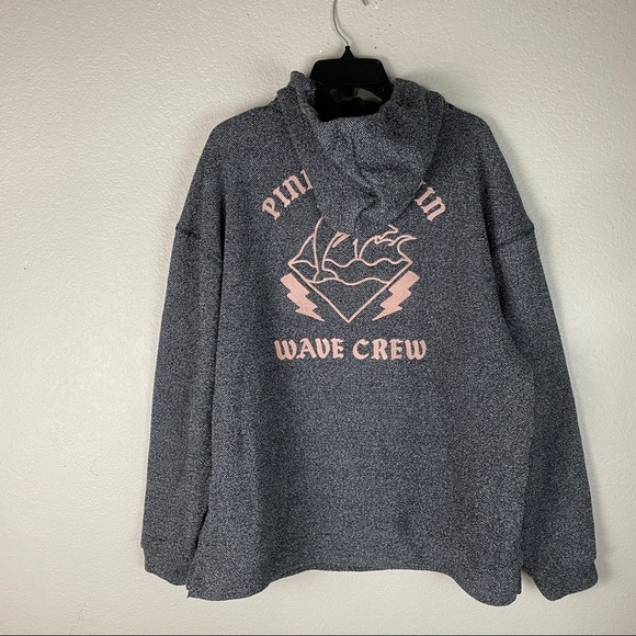 Pink Dolphin Wave Crew Jacket Size XL - Picture 6 of 10